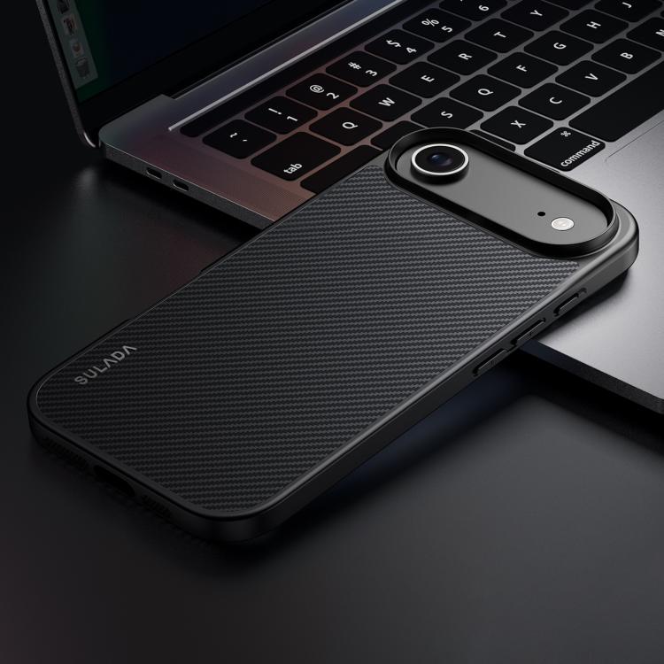 Custodia antiurto per telefono SULADA 600D Kevlar Texture PC, For iPhone 18 Pro, For iPhone 18 Pro Max, For iPhone 17 Pro Max, For iPhone 17 Pro, For iPhone 17, For iPhone Air