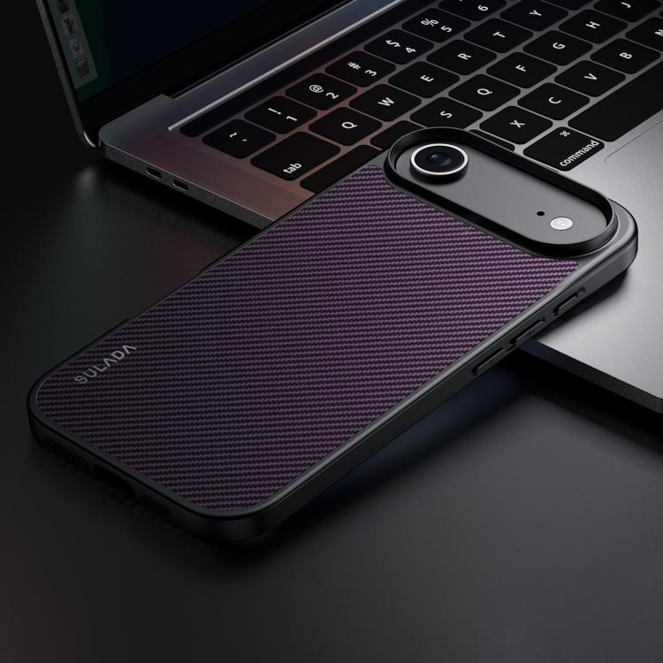 Custodia antiurto per telefono SULADA 600D Kevlar Texture PC, For iPhone 18 Pro, For iPhone 18 Pro Max, For iPhone 17 Pro Max, For iPhone 17 Pro, For iPhone 17, For iPhone Air