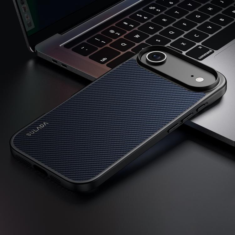 Custodia antiurto per telefono SULADA 600D Kevlar Texture PC, For iPhone 18 Pro, For iPhone 18 Pro Max, For iPhone 17 Pro Max, For iPhone 17 Pro, For iPhone 17, For iPhone Air