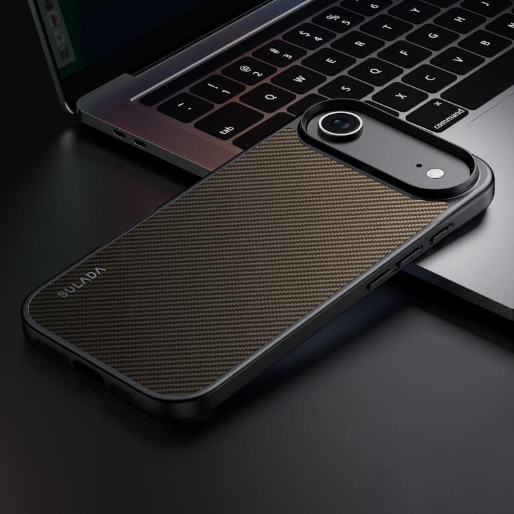 Custodia antiurto per telefono SULADA 600D Kevlar Texture PC, For iPhone 18 Pro, For iPhone 18 Pro Max, For iPhone 17 Pro Max, For iPhone 17 Pro, For iPhone 17, For iPhone Air