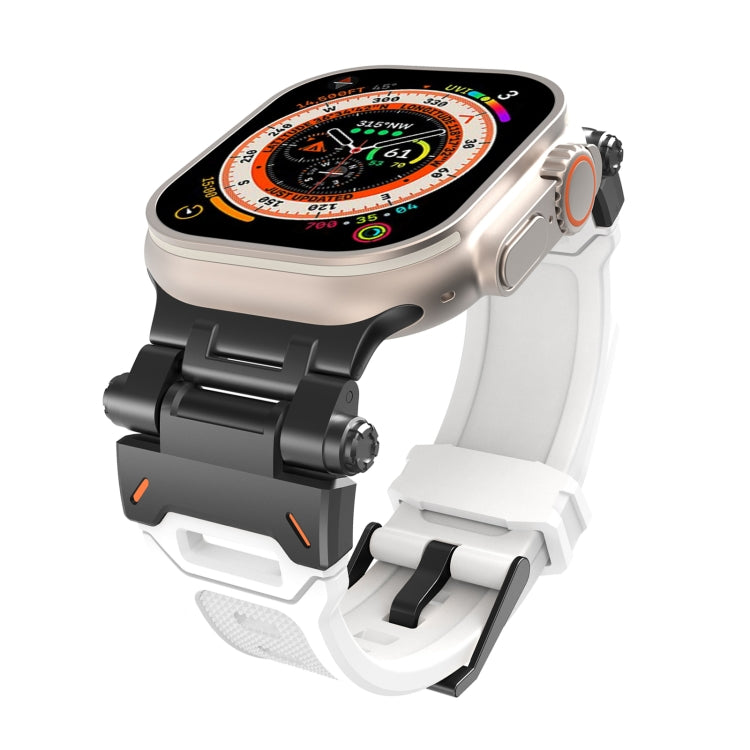 Cinturino per orologio in TPU con connettore in acciaio inossidabile, For Apple Watch SE 2023 44mm