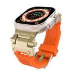 Cinturino per orologio in TPU con connettore in acciaio inossidabile, For Apple Watch SE 2023 44mm