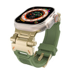 Cinturino per orologio in TPU con connettore in acciaio inossidabile, For Apple Watch SE 2023 44mm