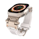 Cinturino per orologio in TPU con connettore in acciaio inossidabile, For Apple Watch SE 2023 44mm