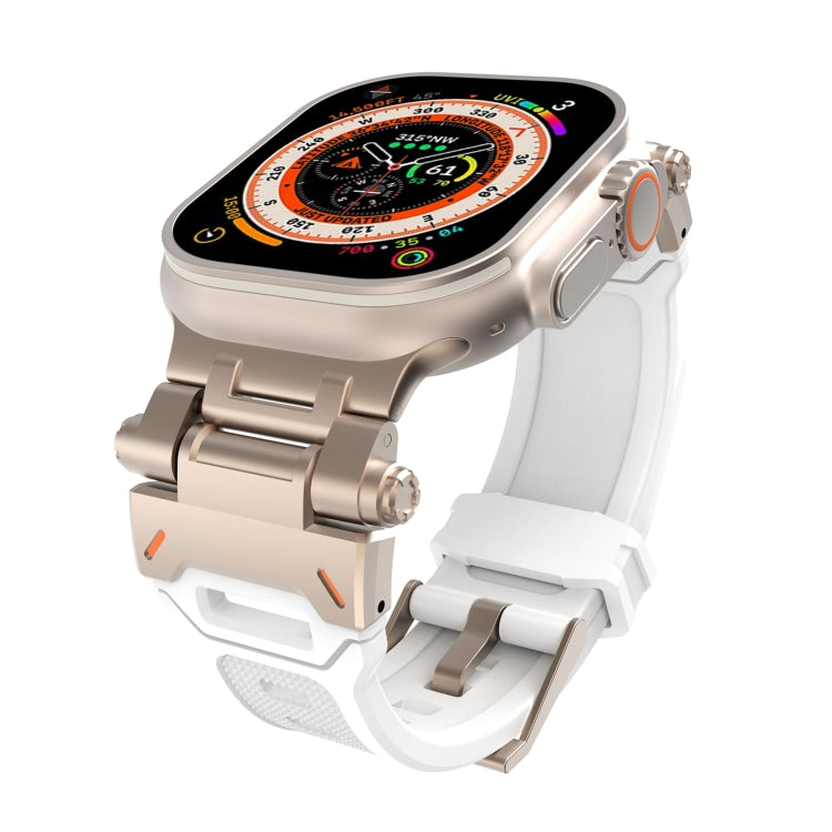 Cinturino per orologio in TPU con connettore in acciaio inossidabile, For Apple Watch SE 2023 44mm