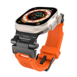 Cinturino per orologio in TPU con connettore in acciaio inossidabile, For Apple Watch Ultra 2 49mm