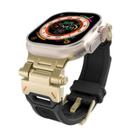 Cinturino per orologio in TPU con connettore in acciaio inossidabile, For Apple Watch Series 9 45mm