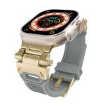 Cinturino per orologio in TPU con connettore in acciaio inossidabile, For Apple Watch Series 9 45mm