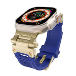 Cinturino per orologio in TPU con connettore in acciaio inossidabile, For Apple Watch Ultra 49mm