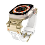 Cinturino per orologio in TPU con connettore in acciaio inossidabile, For Apple Watch SE 2022 44mm