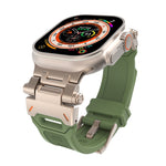 Cinturino per orologio in TPU con connettore in acciaio inossidabile, For Apple Watch SE 2022 44mm