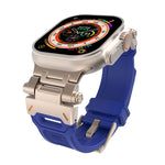 Cinturino per orologio in TPU con connettore in acciaio inossidabile, For Apple Watch SE 2022 44mm