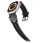 Cinturino per orologio in TPU con connettore in acciaio inossidabile, For Apple Watch Series 7 45mm