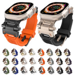 Cinturino per orologio in TPU con connettore in acciaio inossidabile, For Apple Watch Series 2 42mm