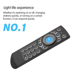 G21 2.4GHz Fly Air Mouse LED retroilluminazione tastiera wireless telecomando con giroscopio per Android TV Box/PC, supporto voce intelligente, Orange