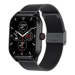 Lo smartwatch con schermo TFT da 2,01 pollici LEMFO LT10 supporta chiamate Bluetooth/monitoraggio della salute, Steel Strap, Silicone Strap