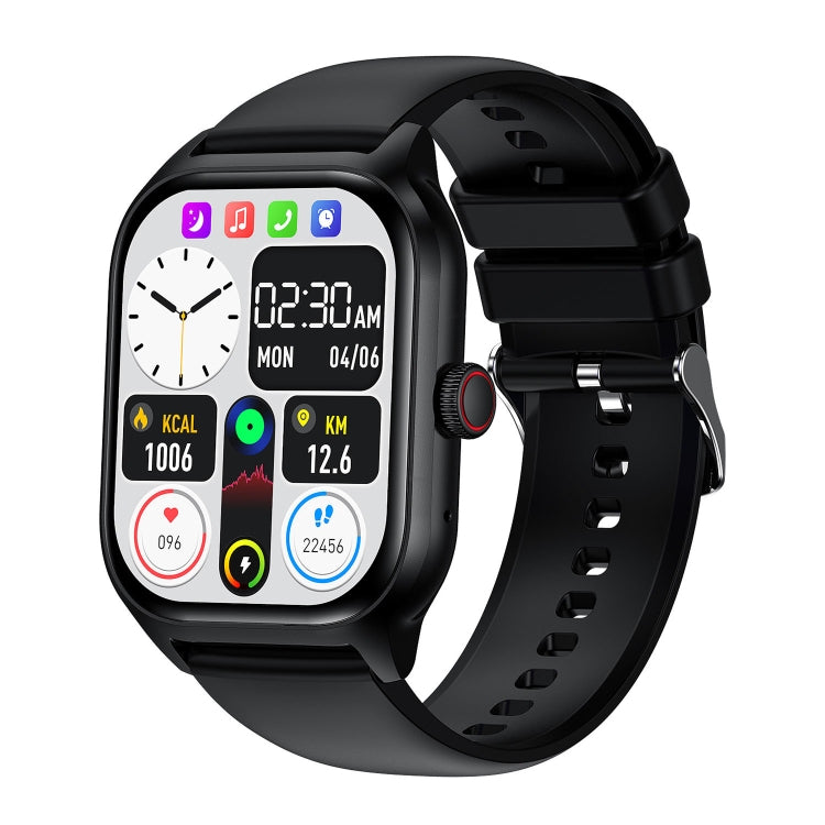 Lo smartwatch con schermo TFT da 2,01 pollici LEMFO LT10 supporta chiamate Bluetooth/monitoraggio della salute, Steel Strap, Silicone Strap