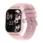 Lo smartwatch con schermo TFT da 2,01 pollici LEMFO LT10 supporta chiamate Bluetooth/monitoraggio della salute, Steel Strap, Silicone Strap