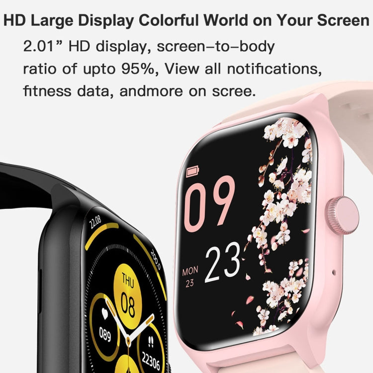 Lo smartwatch con schermo TFT da 2,01 pollici LEMFO LT10 supporta chiamate Bluetooth/monitoraggio della salute, Steel Strap, Silicone Strap