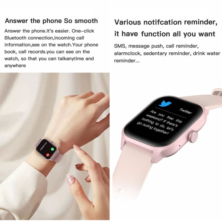 Lo smartwatch con schermo TFT da 2,01 pollici LEMFO LT10 supporta chiamate Bluetooth/monitoraggio della salute, Steel Strap, Silicone Strap