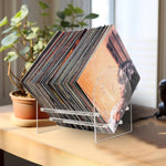 YX107 Espositore per dischi in vinile acrilico, Acrylic