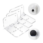 YX112 3pz Supporto da parete piccolo in acrilico