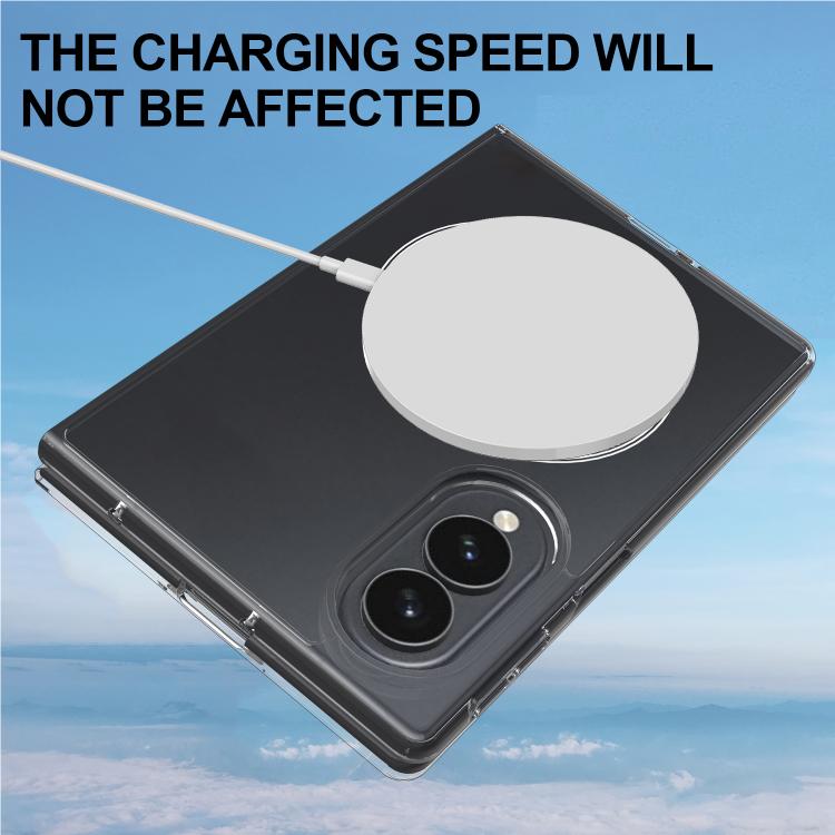Custodia per telefono MagSafe trasparente in PC antigraffio, For Galaxy Fold8 5G, For Samsung Galaxy Z Fold7, For Samsung Galaxy Z Fold Special, For Samsung Galaxy Z Flip6, For Samsung Galaxy Z Fold6