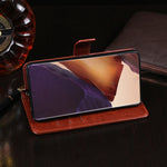 Custodia portafoglio in pelle per Samsung Galaxy Note20 Ultra