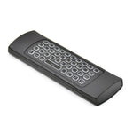 MX3 2.4GHz Fly Air Mouse LED retroilluminazione tastiera wireless telecomando con giroscopio per Android TV Box/PC