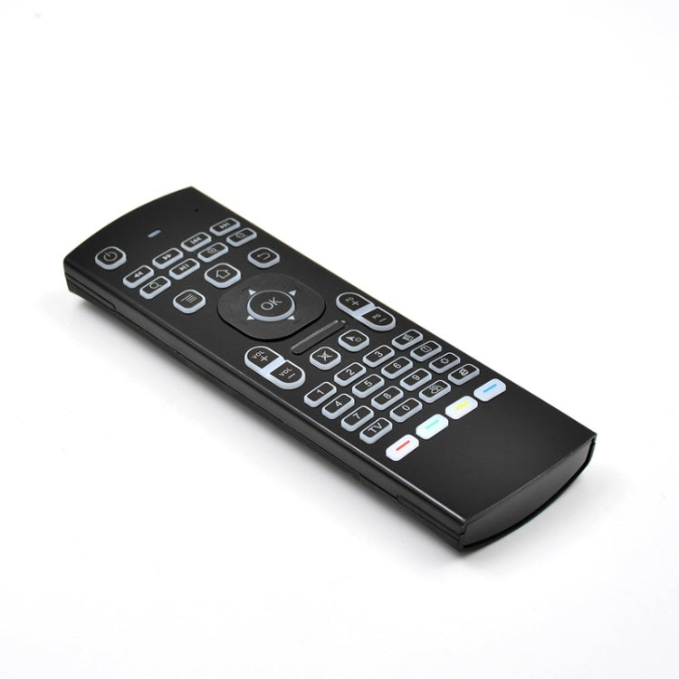MX3 2.4GHz Fly Air Mouse LED retroilluminazione tastiera wireless telecomando con giroscopio per Android TV Box/PC