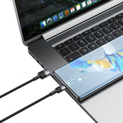 Cavo dati USAMS SJ718 3A da USB a USB-C/Type-C in lega di alluminio, lunghezza: 1,2 m, SJ718