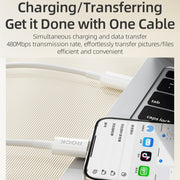 Cavo dati ricarica rapida USB-C 1m ROCK P8 Prime