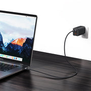 USAMS SJ727 Cavo dati in lega di alluminio da USB-C/Type-C a USB-C/Type-C da 240 W, lunghezza: 1,2 m, SJ727
