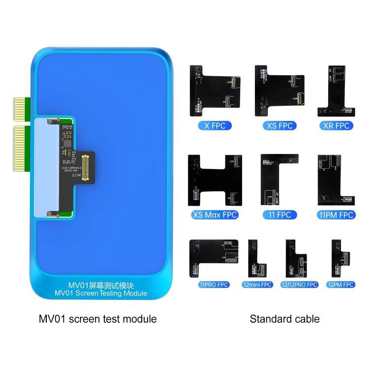 JCID MV01 Screen Test Module for iPhone X-12, MV01