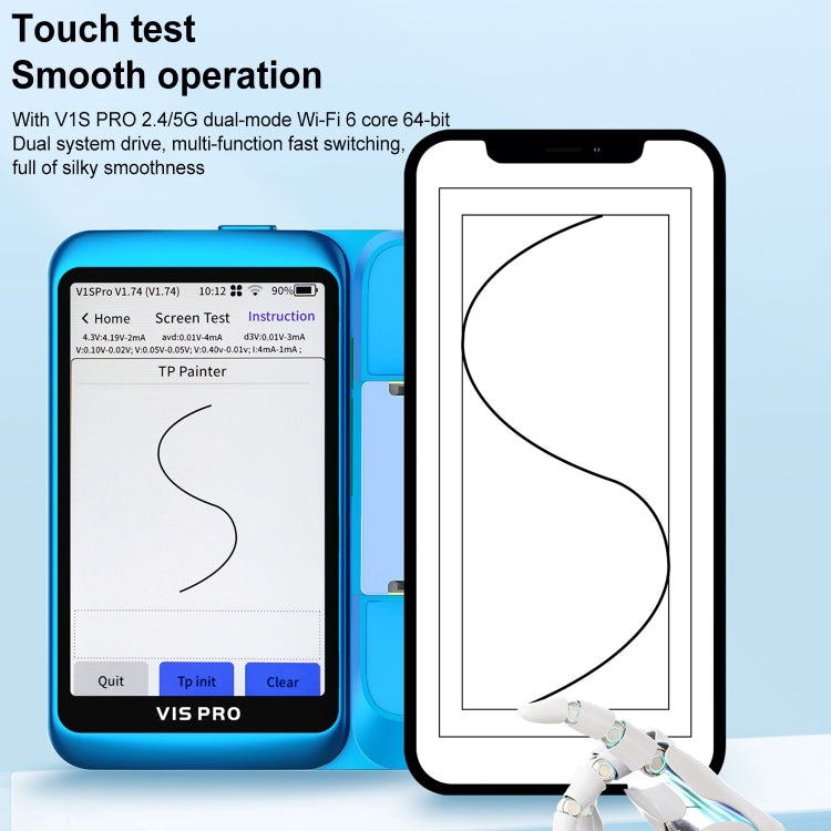 Modulo di test dello schermo JCID MV01 per iPhone X-12, MV01