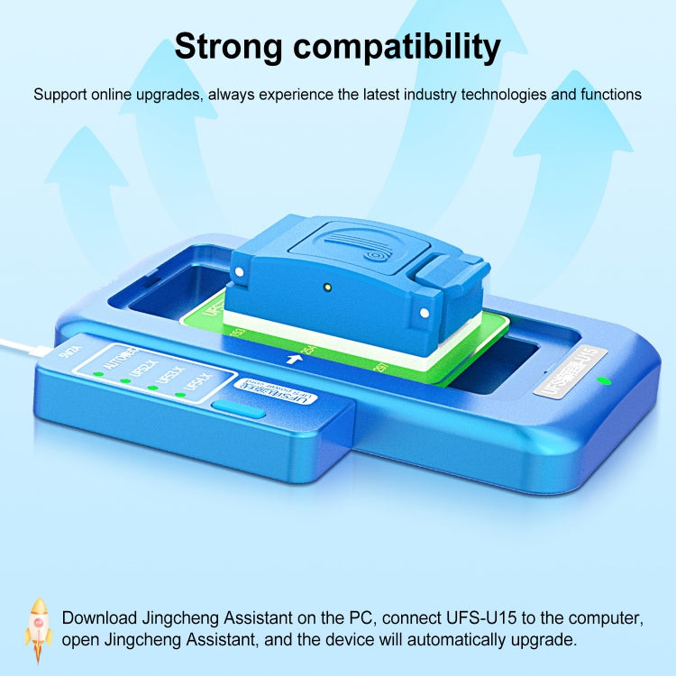 JCID UFS Programmer-U15 Box for UFS Nand Flash Read and Write Expansion Adaptation and Repair, U15