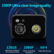 D7 1080P Telecamera con illuminazione montata sulla testa Telecamera con illuminazione per registrazione video con sensore di movimento a LED, D7
