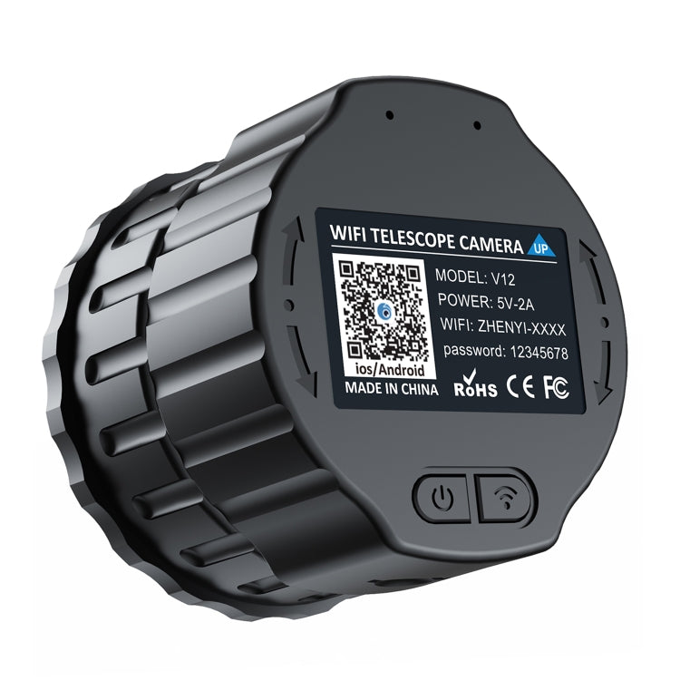 Fotocamera a specchio portatile per esterni con oculare per telescopio HD V12 2K WiFi, V12