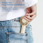 Mini ventilatore portatile ROCK YW-DC03 con batteria 1200mAh