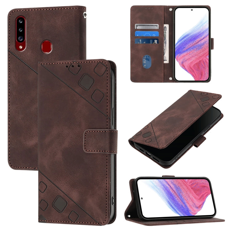 Custodia in pelle goffrata con portafoglio per Samsung Galaxy A71