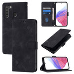 Custodia per telefono in pelle goffrata Skin Feel, For Samsung Galaxy A21 EU, For Samsung Galaxy A01 EU, For Samsung Galaxy A91 / M80s / S10 Lite, For Samsung Galaxy A81 / Note10 Lite