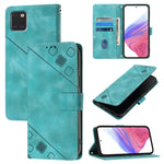 Custodia per telefono in pelle goffrata Skin Feel, For Samsung Galaxy A21 EU, For Samsung Galaxy A01 EU, For Samsung Galaxy A91 / M80s / S10 Lite, For Samsung Galaxy A81 / Note10 Lite