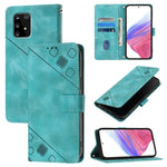 Custodia per telefono in pelle goffrata Skin Feel, For Samsung Galaxy A21 EU, For Samsung Galaxy A01 EU, For Samsung Galaxy A91 / M80s / S10 Lite, For Samsung Galaxy A81 / Note10 Lite