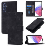 Custodia in pelle goffrata con portafoglio per Samsung Galaxy M34 5G e F34 5G