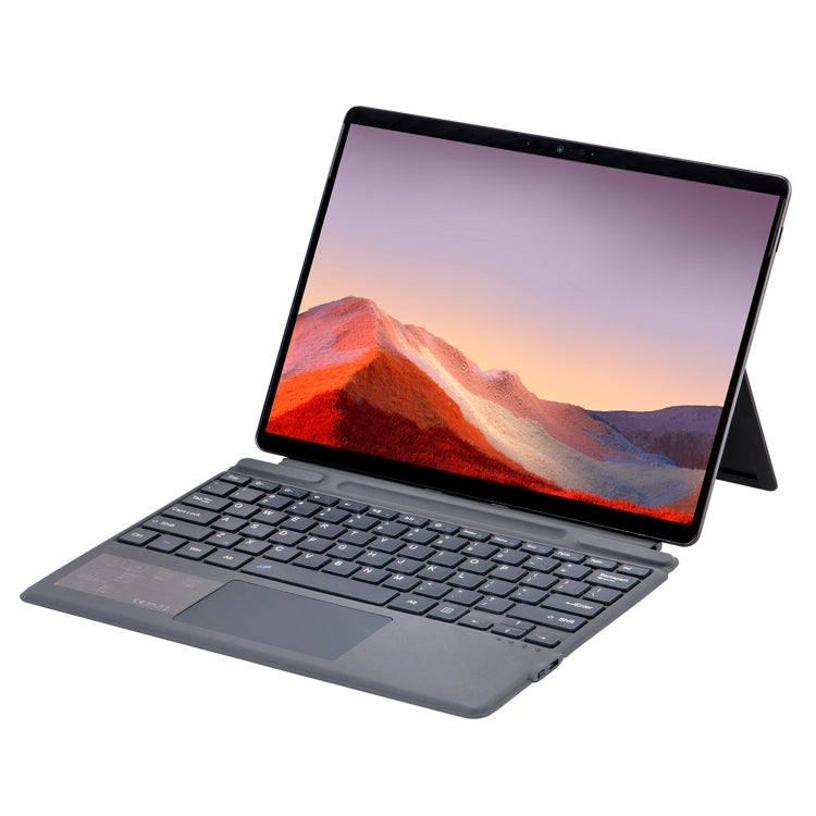 Custodia in pelle con tastiera Bluetooth wireless 2089A e touchpad, For Microsoft Surface Pro 11 / Pro 10