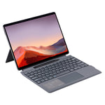 Custodia in pelle con tastiera Bluetooth wireless 2089A e touchpad, For Microsoft Surface Pro 11 / Pro 10