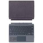 Custodia in pelle con tastiera Bluetooth wireless 2089A e touchpad, For Microsoft Surface Pro 11 / Pro 10