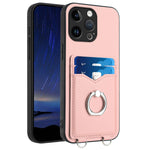 Custodia per cellulare con porta carte ad anello R20, For iPhone 15 Pro Max, For iPhone 15 Pro, For iPhone 15 Plus, For iPhone 15