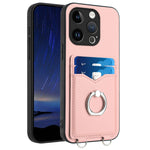 Custodia per cellulare con porta carte ad anello R20, For iPhone 14 Plus, For iPhone 14, For iPhone 14 Pro, For iPhone 14 Pro Max