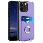 Custodia per cellulare con porta carte ad anello R20, For iPhone 14 Plus, For iPhone 14, For iPhone 14 Pro, For iPhone 14 Pro Max